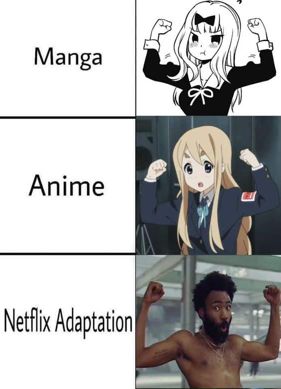 15 Meme  Anime  Netflix  Adaptation Ini Bikin Kamu Geleng 