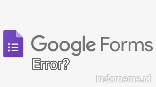 Google Form tidak bisa dipencet dan diisi